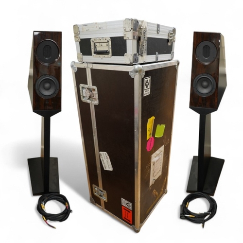 258 - A pair of Kaiser Acoustics Kawero Chiara loudspeakers, made in Germany, high density plywood cabinet... 