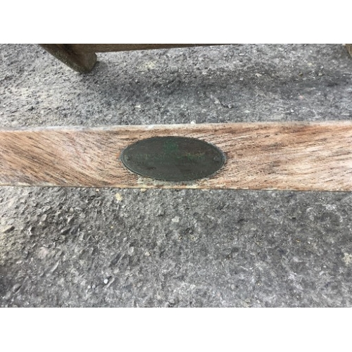 28 - A weathered slatted teak Nova extending garden table, width 240cm extended, depth 100cm, height 71cm... 