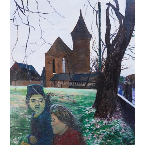 139 - § Carel Weight CH CBE RA (1908-1997) 
‘Battersea Rise’ 
signed lower right, 
oil on board, 
70cm x 5... 