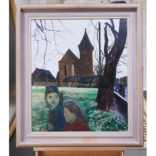 139 - § Carel Weight CH CBE RA (1908-1997) 
‘Battersea Rise’ 
signed lower right, 
oil on board, 
70cm x 5... 