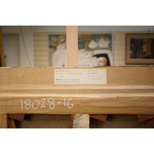 142 - § Pierre de Clausade (French, 1910-1975) 
'Rive de la Loire' 
signed lower left, 
oil on canvas, 
45... 