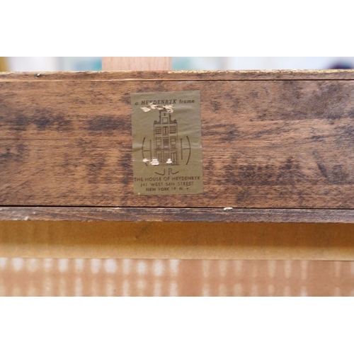 144 - § Emilio Grau-Sala (Spanish, 1911-1975) 
Girl with red hair in an interior,
1956, 
signed and dated ... 