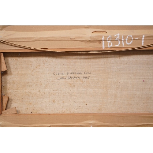 171 - § John Hitchens (b. 1940) 
'Clouds Sweeping Low' 
1965, 
signed lower right, 
further signed, titled... 