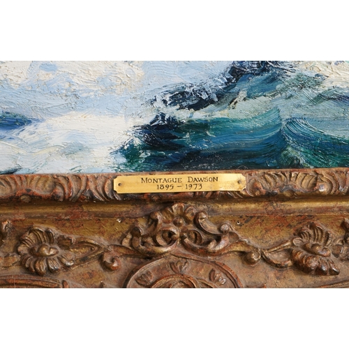 19 - § Montague Dawson RSMA, FRSA  (1890-1973)'Fair Wind Aft'signed lower left,oil on canvas,60cm x 90cmP... 