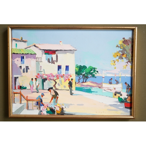 38 - § Cecil Rochfort D'Oyly John  (1906-1993)'Eden Roc near Monte Carlo'signed lower right,titled verso,... 