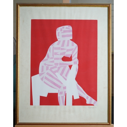 45 - § Marek Zulawski  (Polish, 1908-1985)'Zuzanna i Starsi (Susanna and the Elders)'1975,a suite of six ... 