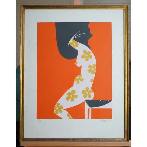 45 - § Marek Zulawski  (Polish, 1908-1985)'Zuzanna i Starsi (Susanna and the Elders)'1975,a suite of six ... 