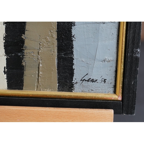 55 - § William Gear RA RBSA  (1915-1997)'October Study, Oct 53',signed and dated lower right,further sign... 