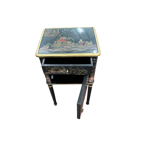 2051 - A pair of OKA 'Xin' bedside chests, width 45cm, depth 37cm, height 79cm