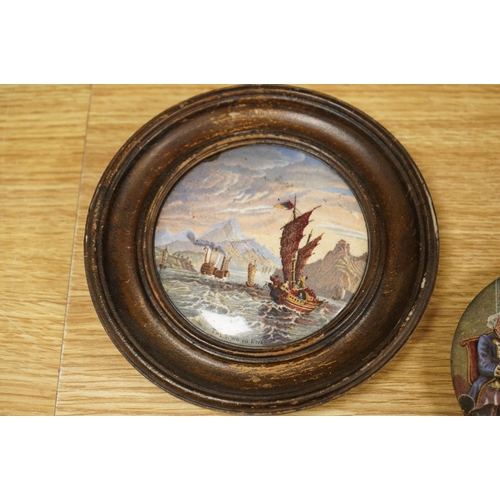 2460 - Five various 19th century pot lids