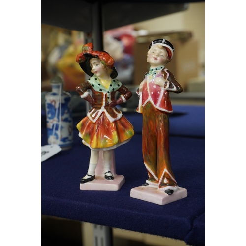 2471 - A pair of Royal Doulton figures, Pearly Boy, HN2055, and Pearly Girl, HN2036, 15cm high