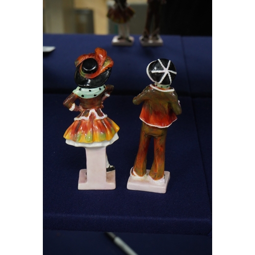 2471 - A pair of Royal Doulton figures, Pearly Boy, HN2055, and Pearly Girl, HN2036, 15cm high