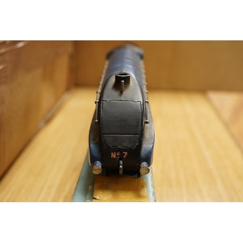 254 - A collection of Hornby Dublo railway for 3-rail running, including three boxed locomotives; an LNER ... 