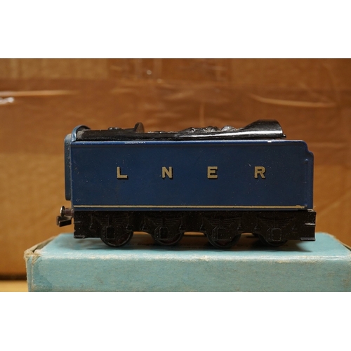 254 - A collection of Hornby Dublo railway for 3-rail running, including three boxed locomotives; an LNER ... 