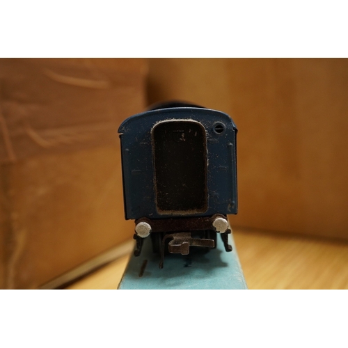 254 - A collection of Hornby Dublo railway for 3-rail running, including three boxed locomotives; an LNER ... 