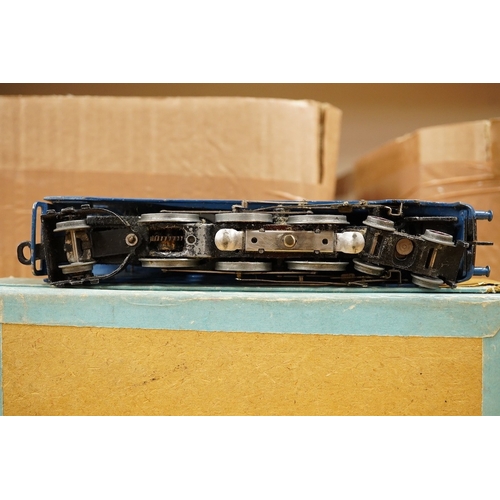 254 - A collection of Hornby Dublo railway for 3-rail running, including three boxed locomotives; an LNER ... 