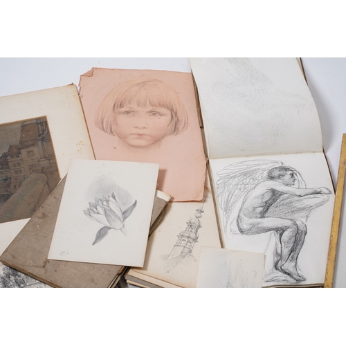 1 - Henry Wilson (1864-1934): An archive of material, including figural studies, interiors, architectura... 