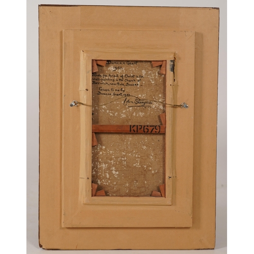 20 - § Duncan Grant  (1885-1978)'Study for head of Christ in the wall-painting in the Church at Berwick, ... 