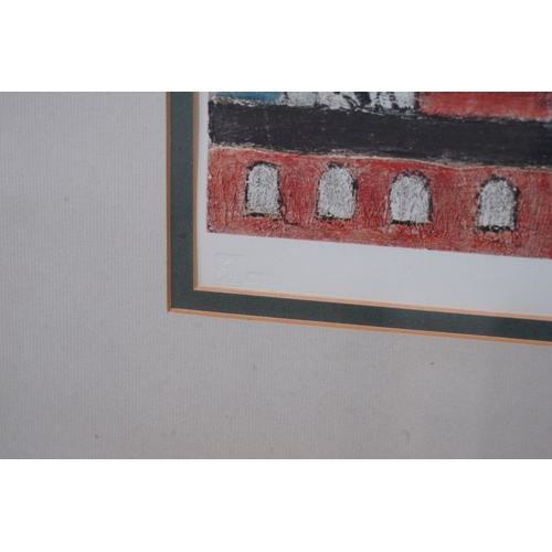 24 - § Laurence Stephen Lowry RBA, RA  (1887-1976)'Station Approach'signed in pencil to the margin lower ... 