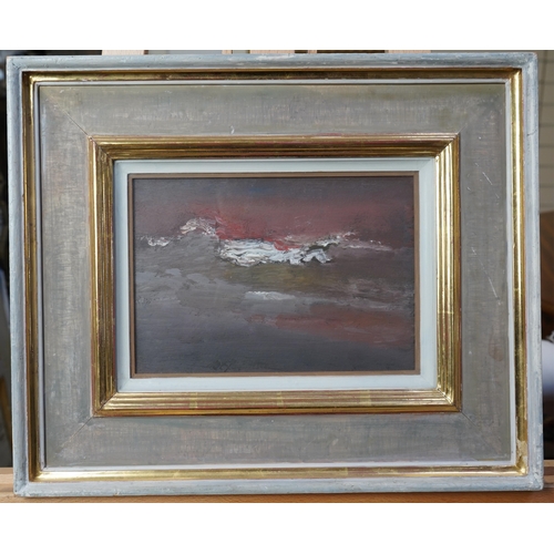 40 - § Albert Houthuesen  (Dutch/British, 1903-1979)'Beach, 1965'signed lower left,titled and inscribed v... 