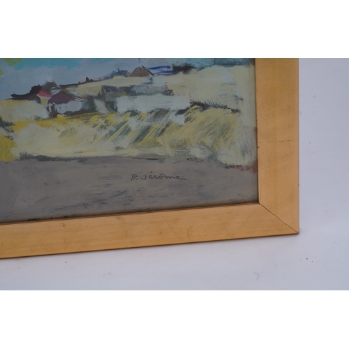 42 - § PIerre Jérôme  (French, 1905-1982)A still life study of flowers in a vase,signed lower right,mixed... 