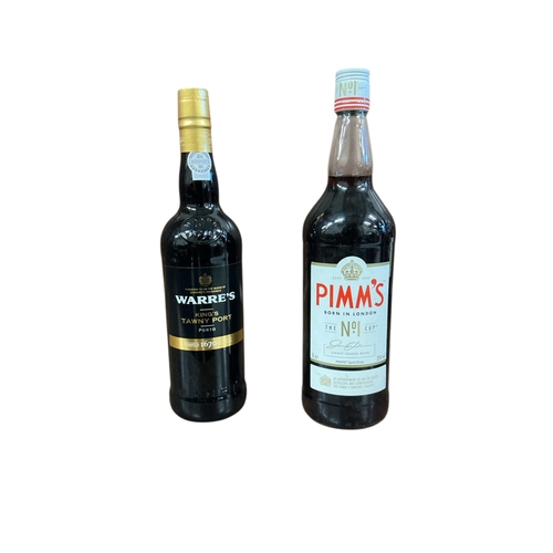 1109 - Twelve bottles of assorted champagne, port and wine, to include Piper Heidsieck, Warre's Kings Tawny... 