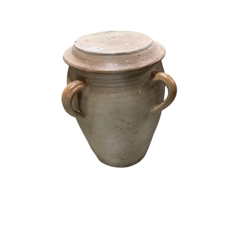 1120 - A French salt pot and cover, height 48cm
