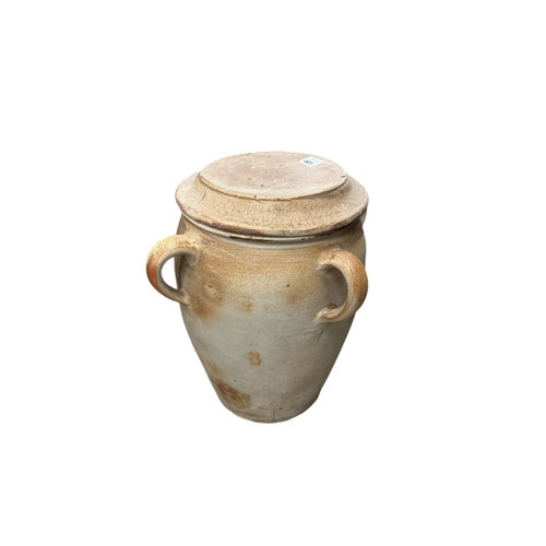 1120 - A French salt pot and cover, height 48cm