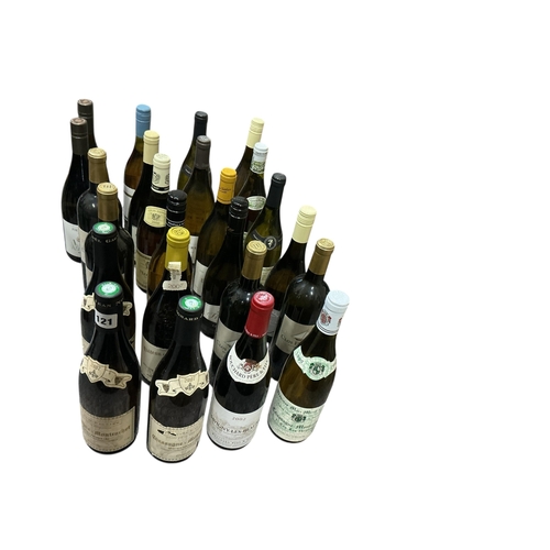 1121 - Twenty four bottles of assorted white wine to include Louis Jadot Meursault, Marc Morley and Jean No... 