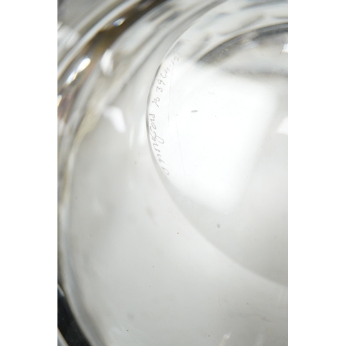 1273 - An Orrefors glass dish / bowl, diameter 22cm, height 8.5cm