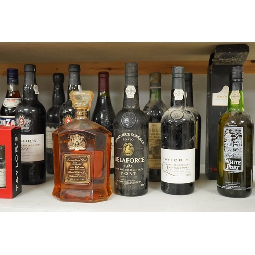 1296 - Ten bottles of vintage port to include Quinta Do Panascal 1986, Delaforce 1987 and Taylors 1986, as... 