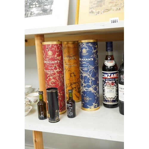 1296 - Ten bottles of vintage port to include Quinta Do Panascal 1986, Delaforce 1987 and Taylors 1986, as... 