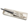 A set of six modern silver fiddle, thread and shell pattern table ...