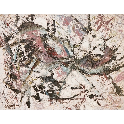 Barbara Doyle (contemporary), abstract composition, 'Flight', signed ...