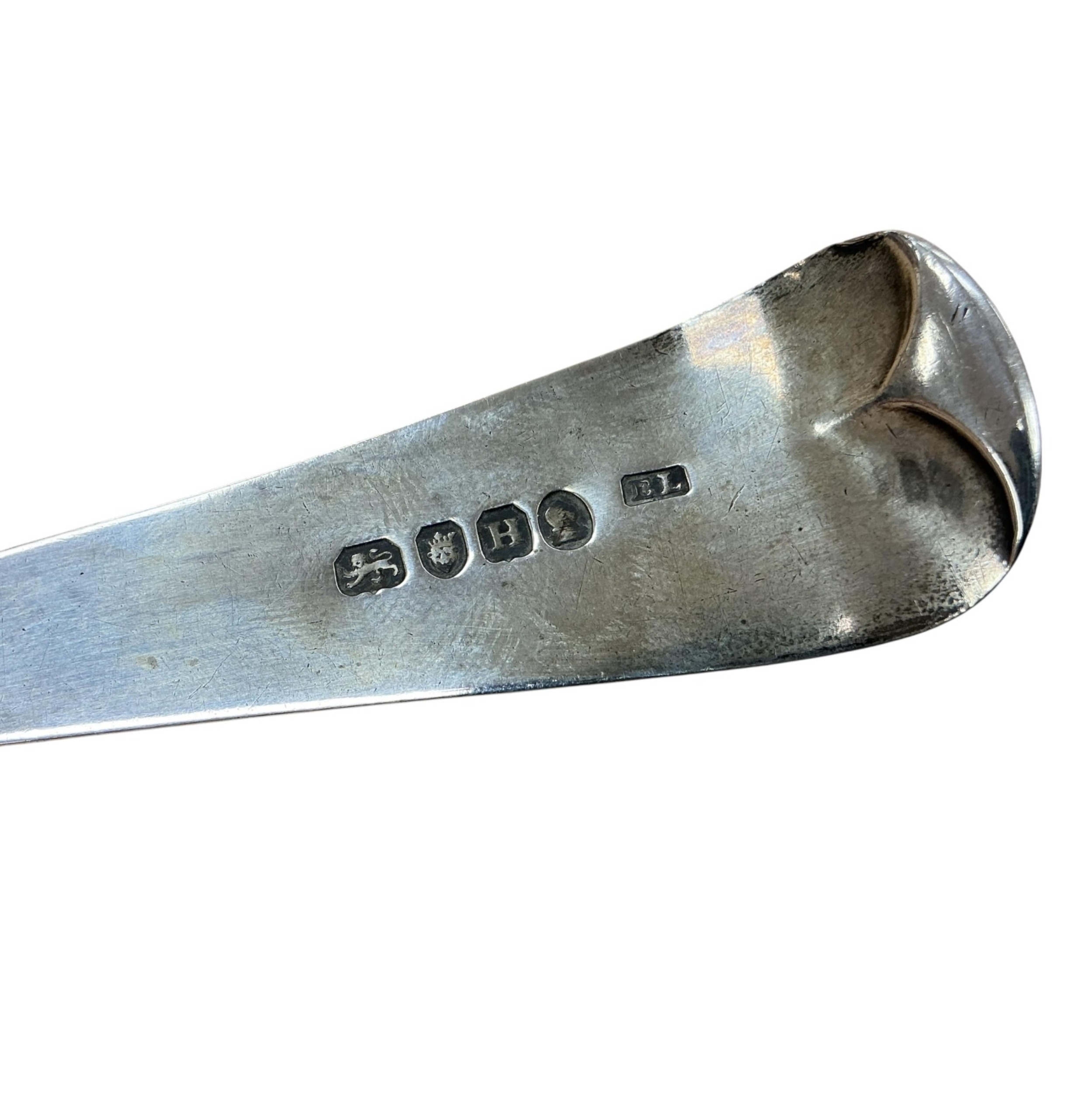 A George III silver Old English pattern basting spoon, by Edward Lees ...