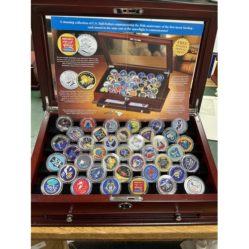 United States coins, the achievements in space coin collection ...