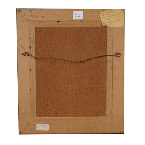 173 - §  Nicholas Jolly  (b. 1963)'Head III'1986,signed and dated lower left,gouache and Indian ink on pap... 