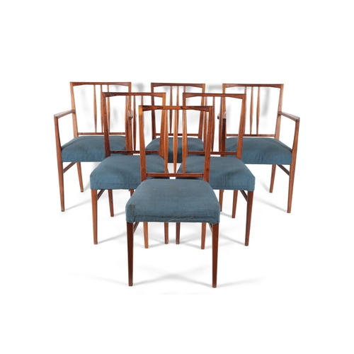 366 - W.H. Russell for Gordon Russell: A set of six 'Burford' dining chairs, comprising: two carvers and f... 