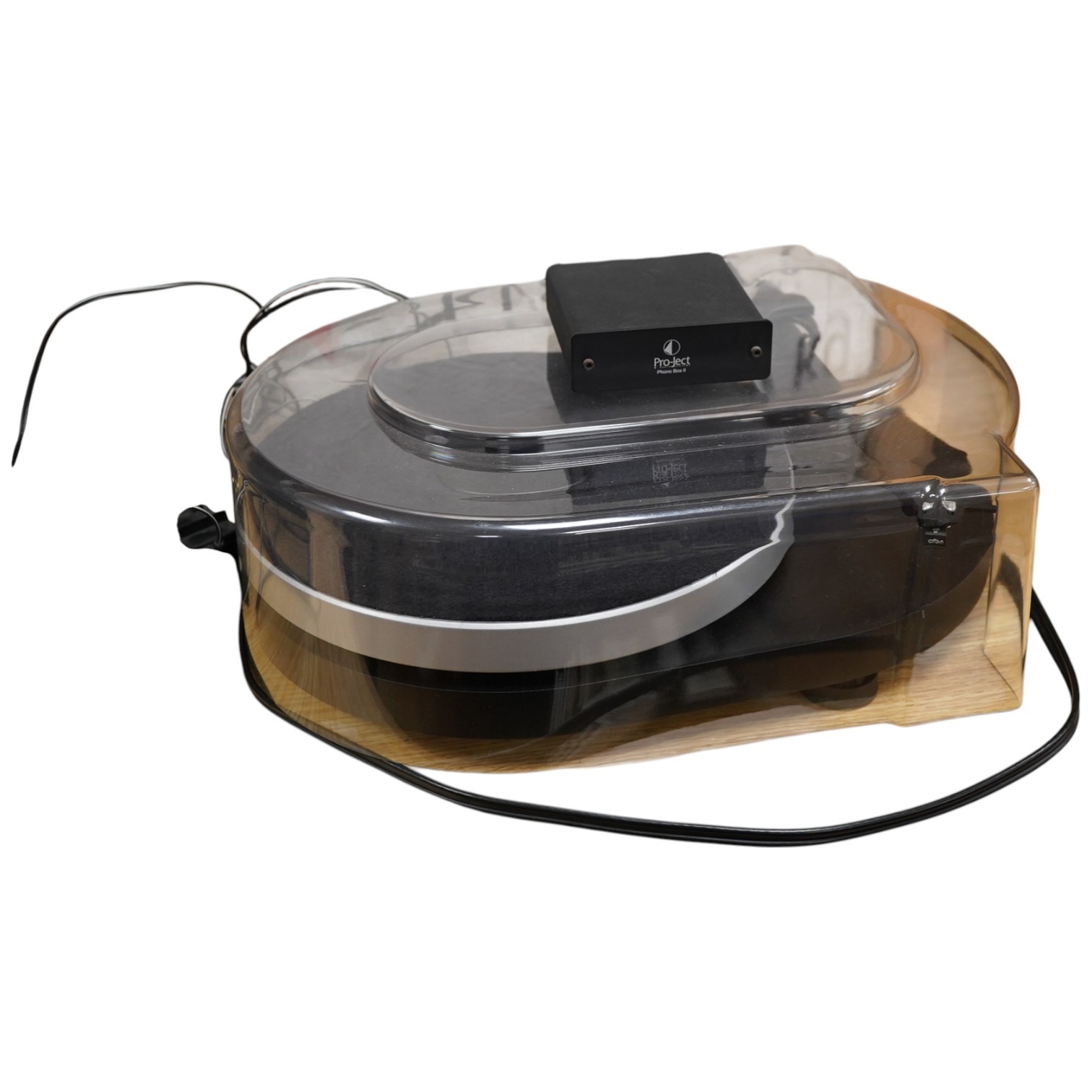 A Pro-ject RPM 4 turntable record player, fitted with an Ortofon 510 Mk ...