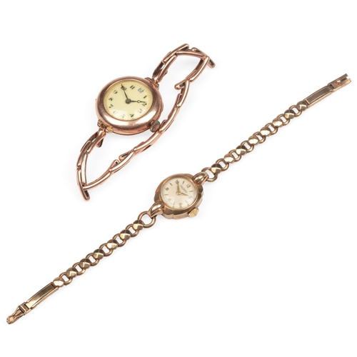 231 - Two gold watches, early-mid 20th century, comprising: a Rotary wristwatch in 9ct gold, British hallm... 