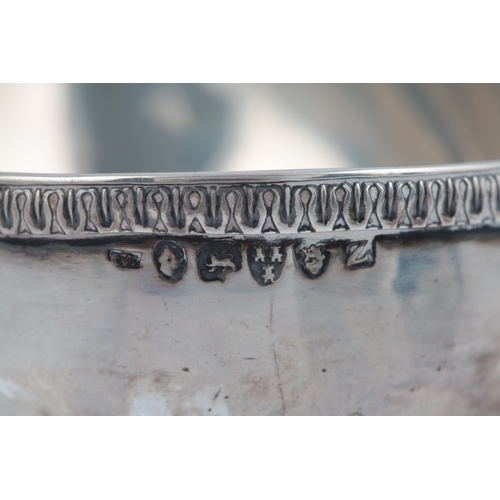 39 - An early Victorian provincial silver pap boat, by John Walton, Newcastle, 1838, with decorated borde... 