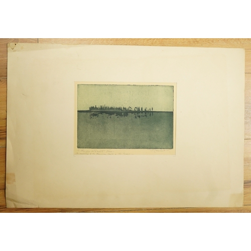 2756 - Stella Langdale (1880-1976), 'S. Francisco del Deserto, Venice', signed and inscribed in pencil to t... 