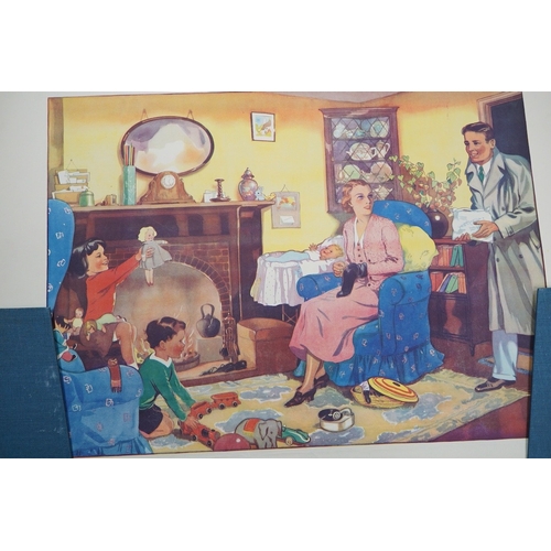 2794 - A Folio of eighty four 1930s colour prints with book illustrations, folio 44 x 55cm