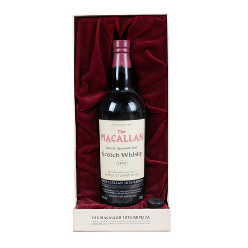 310 - The Macallan 1876 Replica, Superb Speyside Malt Scotch Whisky, bonded and bottled by James Stuart & ... 