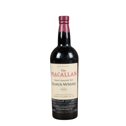 310 - The Macallan 1876 Replica, Superb Speyside Malt Scotch Whisky, bonded and bottled by James Stuart & ... 