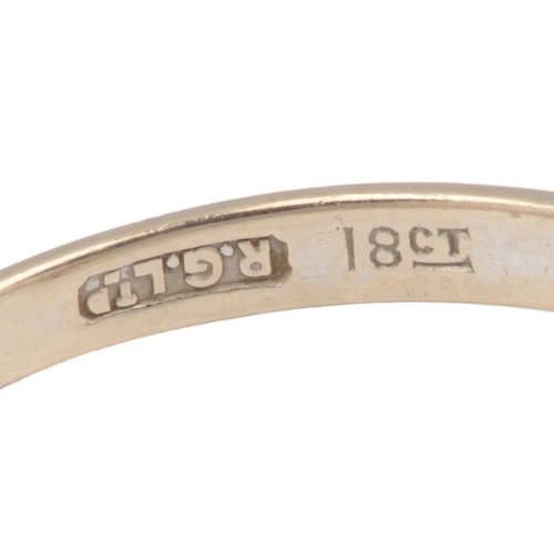 A diamond solitaire ring, circa 1980, claw-set with a brilliant-cut ...