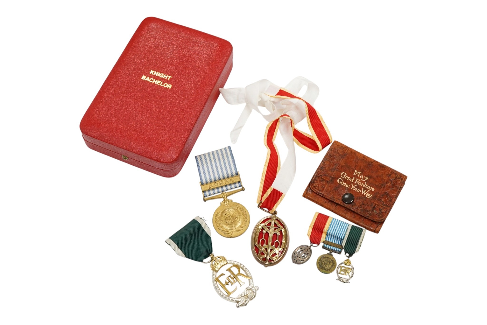 A Knight Batchelor silver gilt medal group, awarded to Sir Keith Speed ...