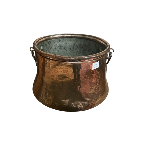 A large copper pot, kettle, watering can, etc, large pot diameter 38cm ...