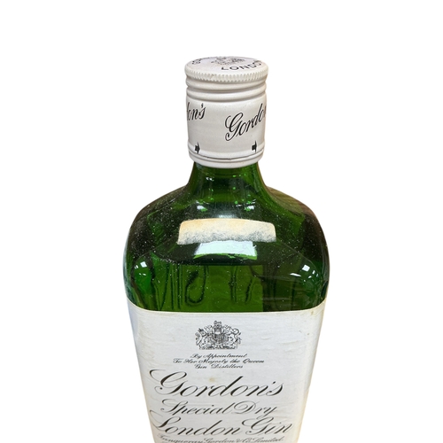 A vintage bottle of Gordon's Special Dry London Gin, 70 proof, 26 - 2/3 ...