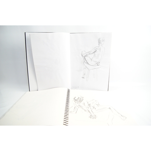 115 - Two Sketchbooks of Life Drawing Studies by Linda King (British, b. 1958)A pair of sketchbooks cont... 